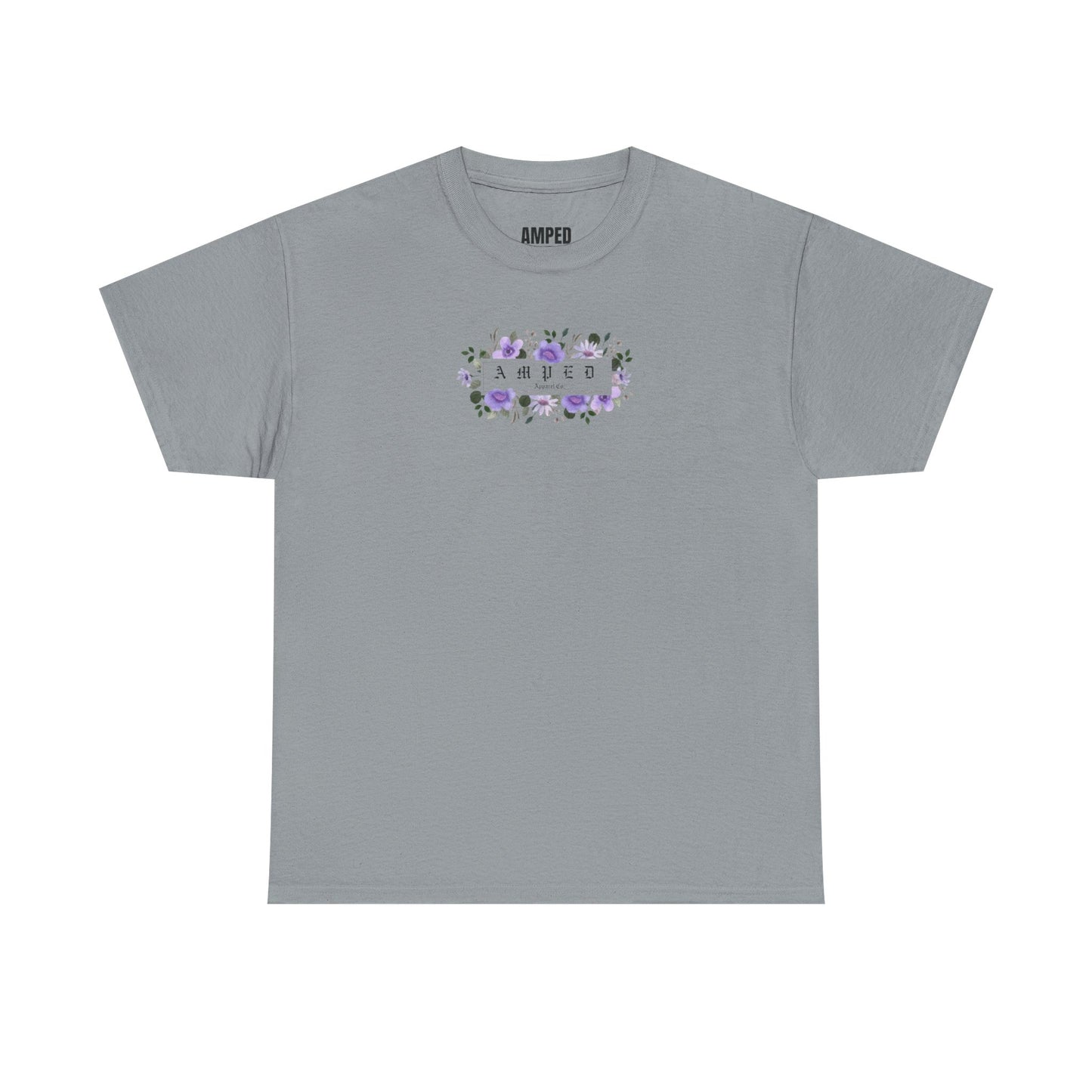 AMPED Vertical Bloom Tee - Gravel