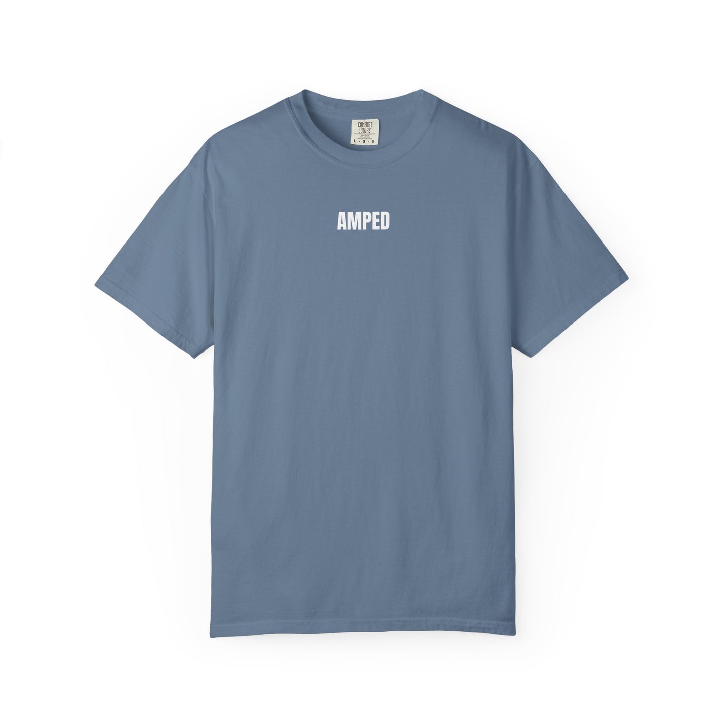 Powered By Purpose Tee – Blue Jean