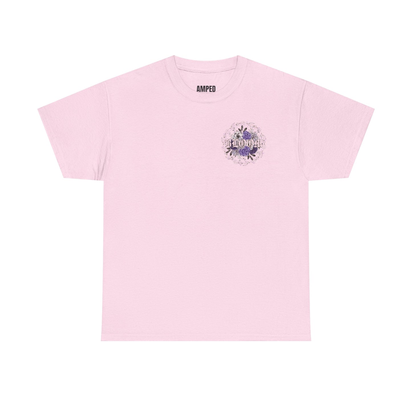 BLOOM Wreath Tee - Light Pink