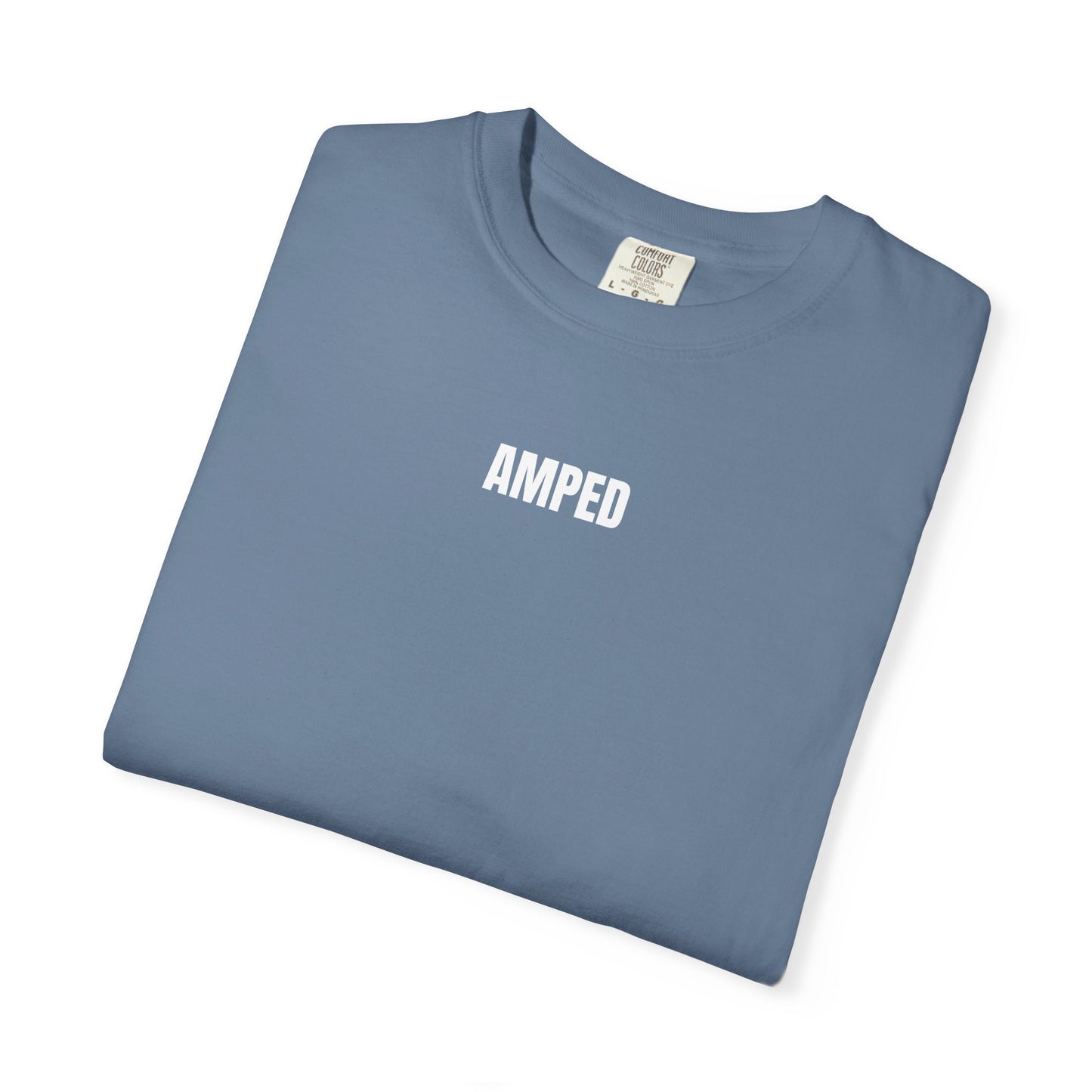 Powered By Purpose Tee – Blue Jean