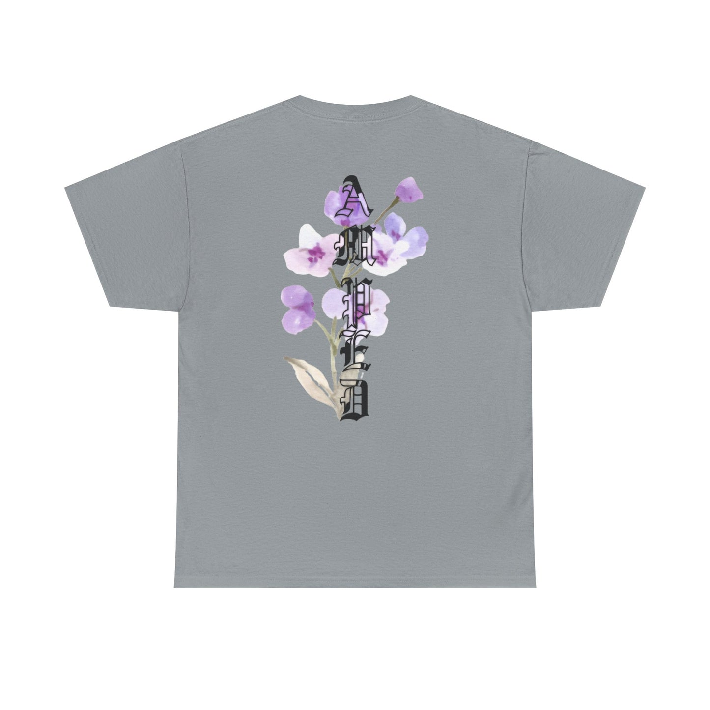 AMPED Vertical Bloom Tee - Gravel