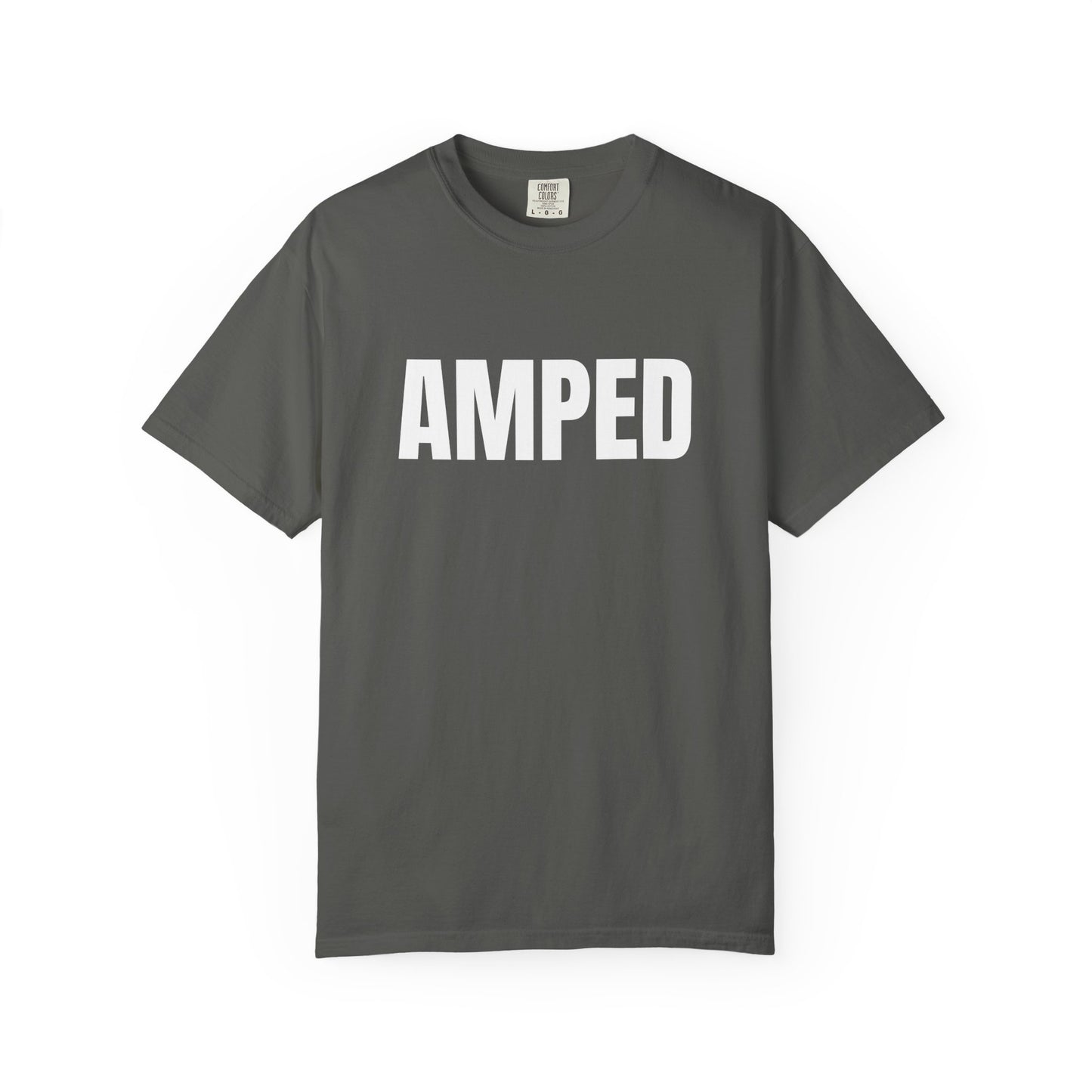 AMPED Bold Logo Tee - Pepper