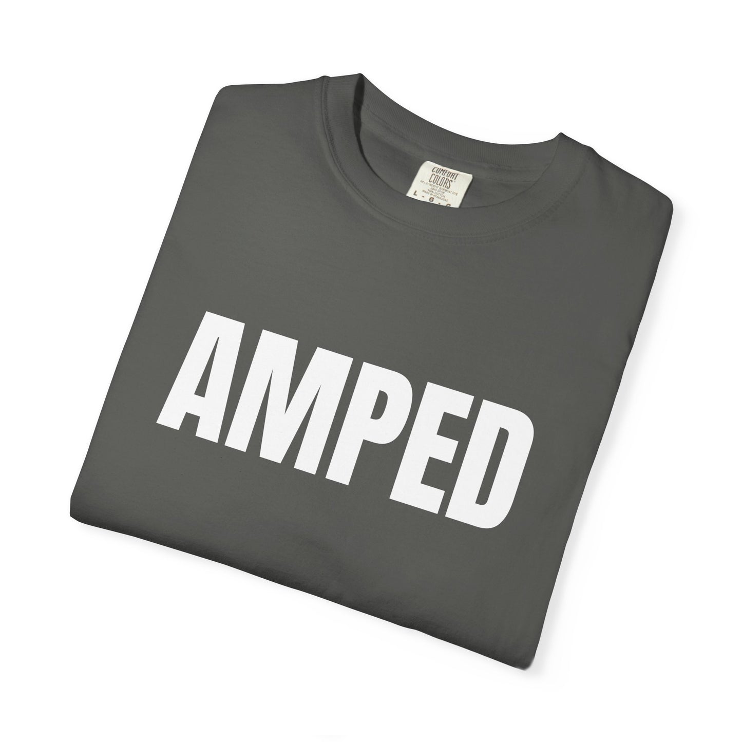 AMPED Bold Logo Tee - Pepper