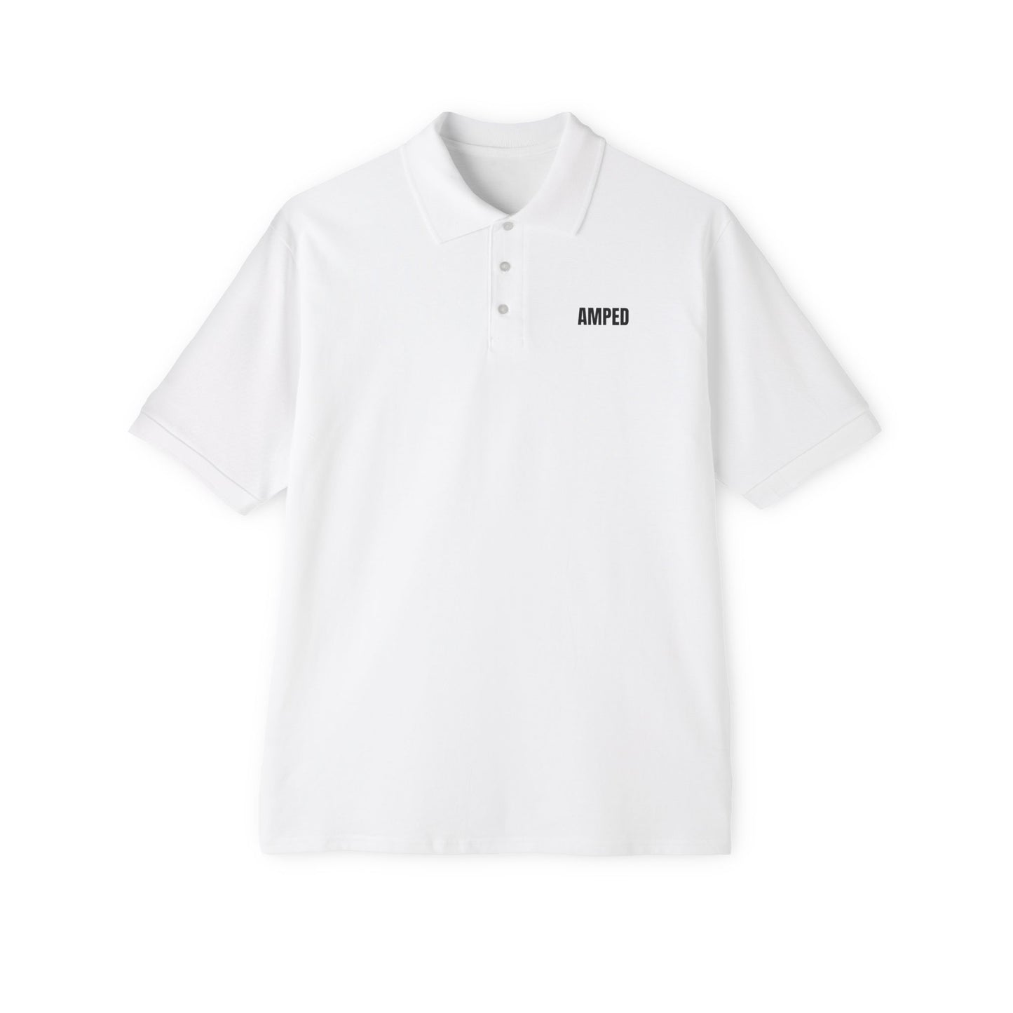 AMPED Logo Polo – Premium Pique