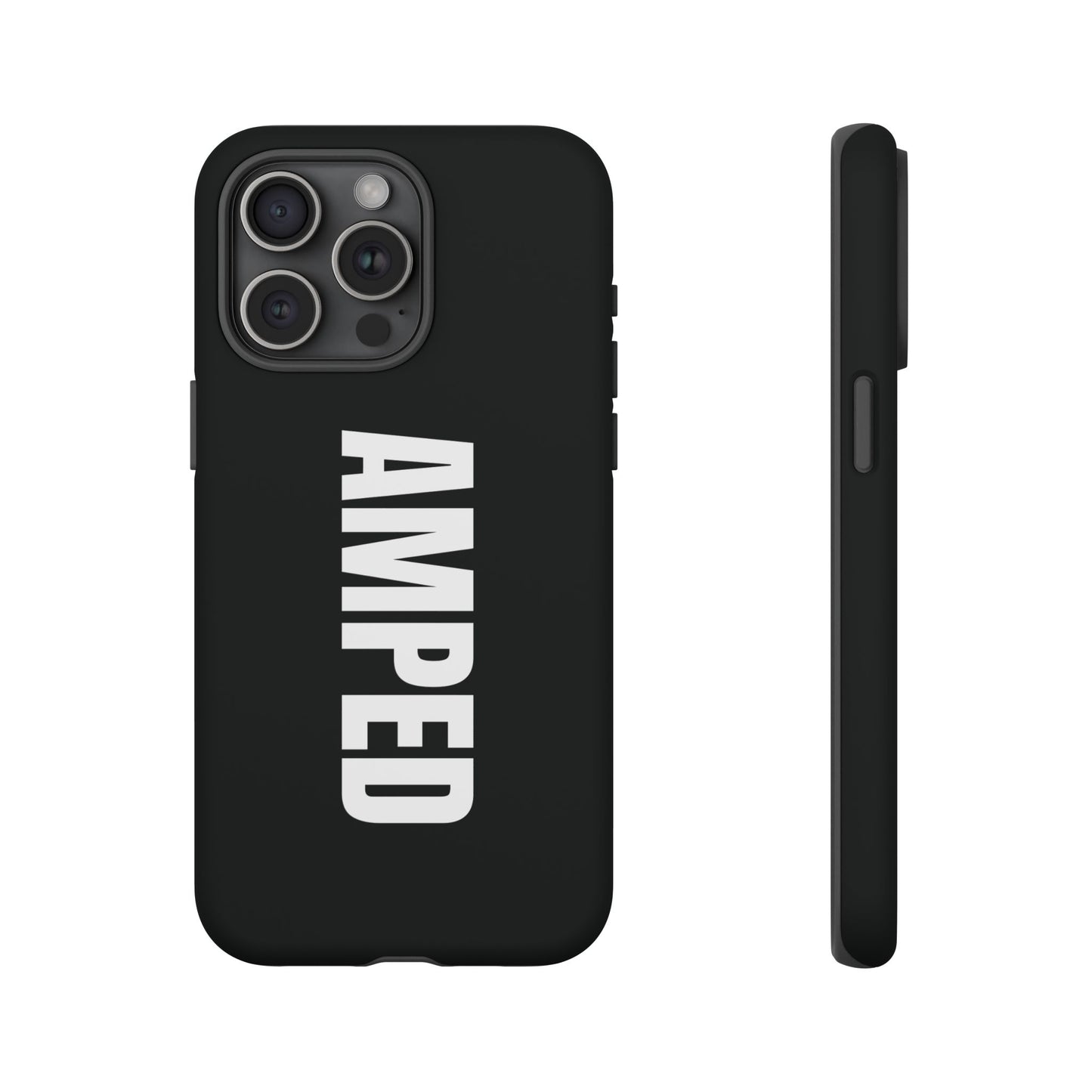 AMPED Logo Phone Case – Black