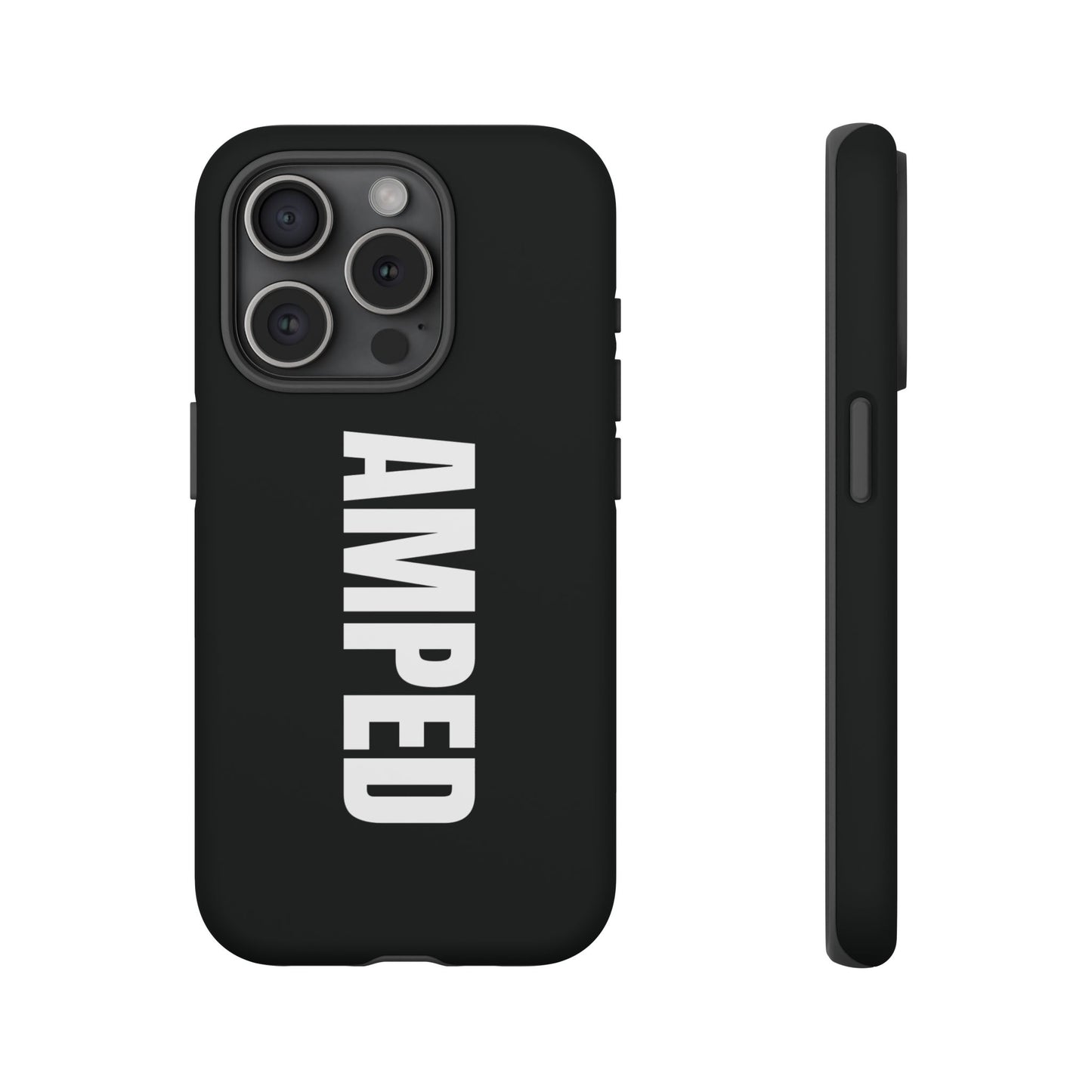 AMPED Logo Phone Case – Black