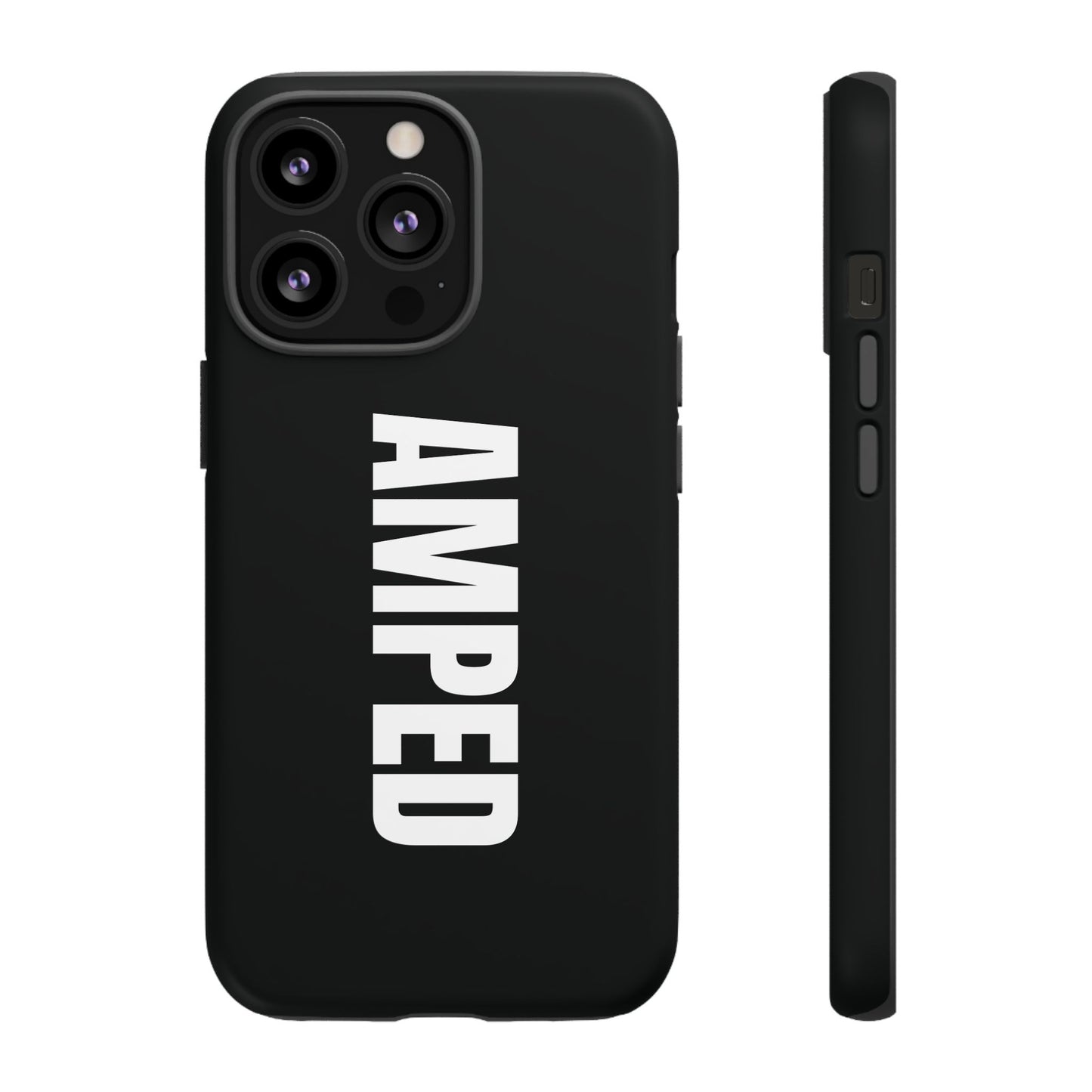 AMPED Logo Phone Case – Black
