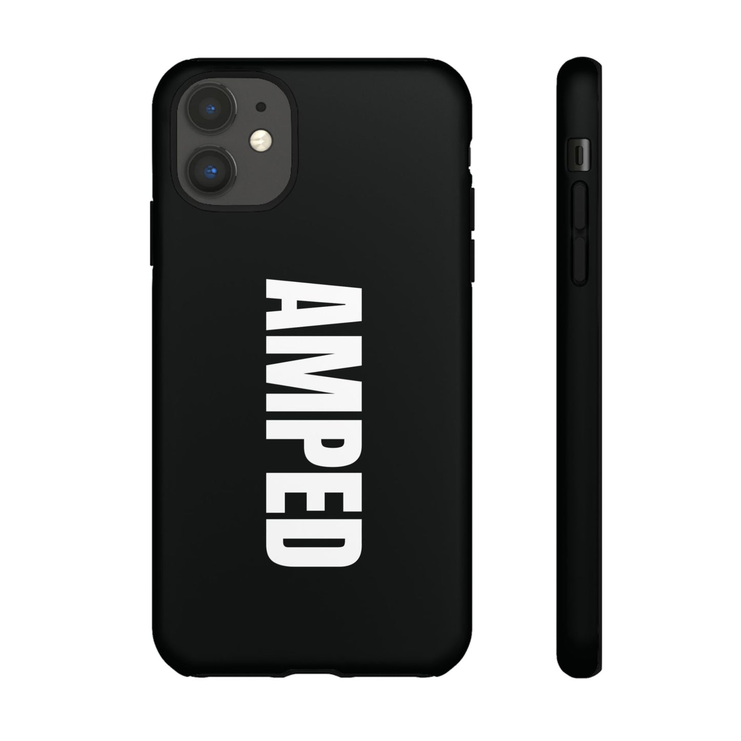 AMPED Logo Phone Case – Black