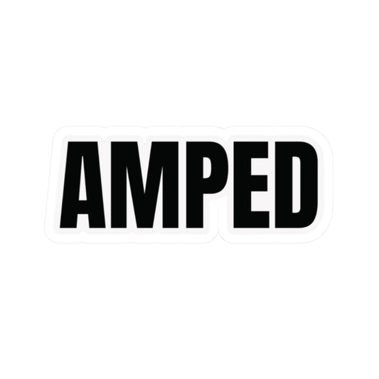 AMPED Logo Sticker – Kiss-Cut Vinyl