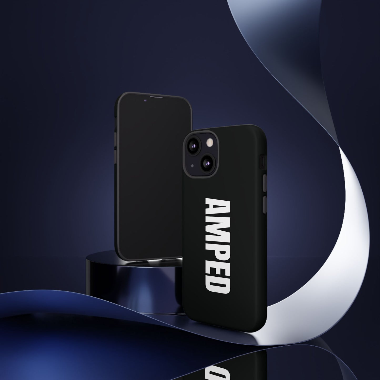 AMPED Logo Phone Case – Black