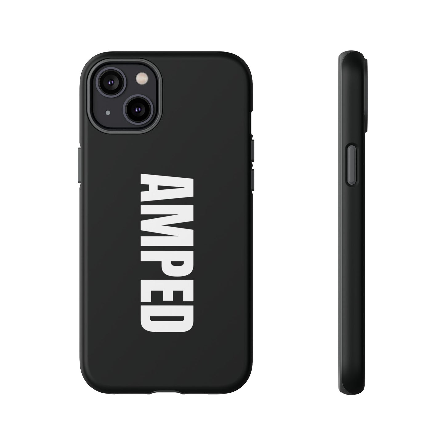AMPED Logo Phone Case – Black