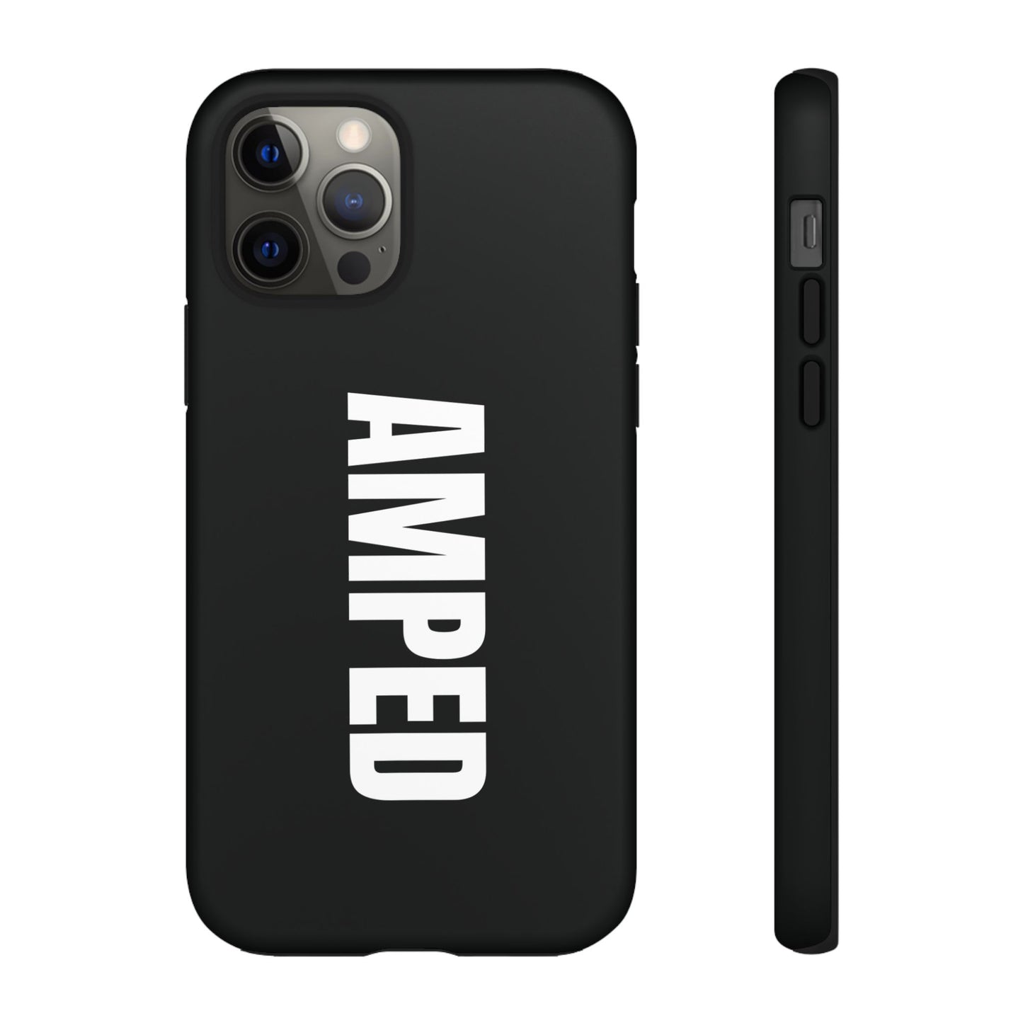 AMPED Logo Phone Case – Black