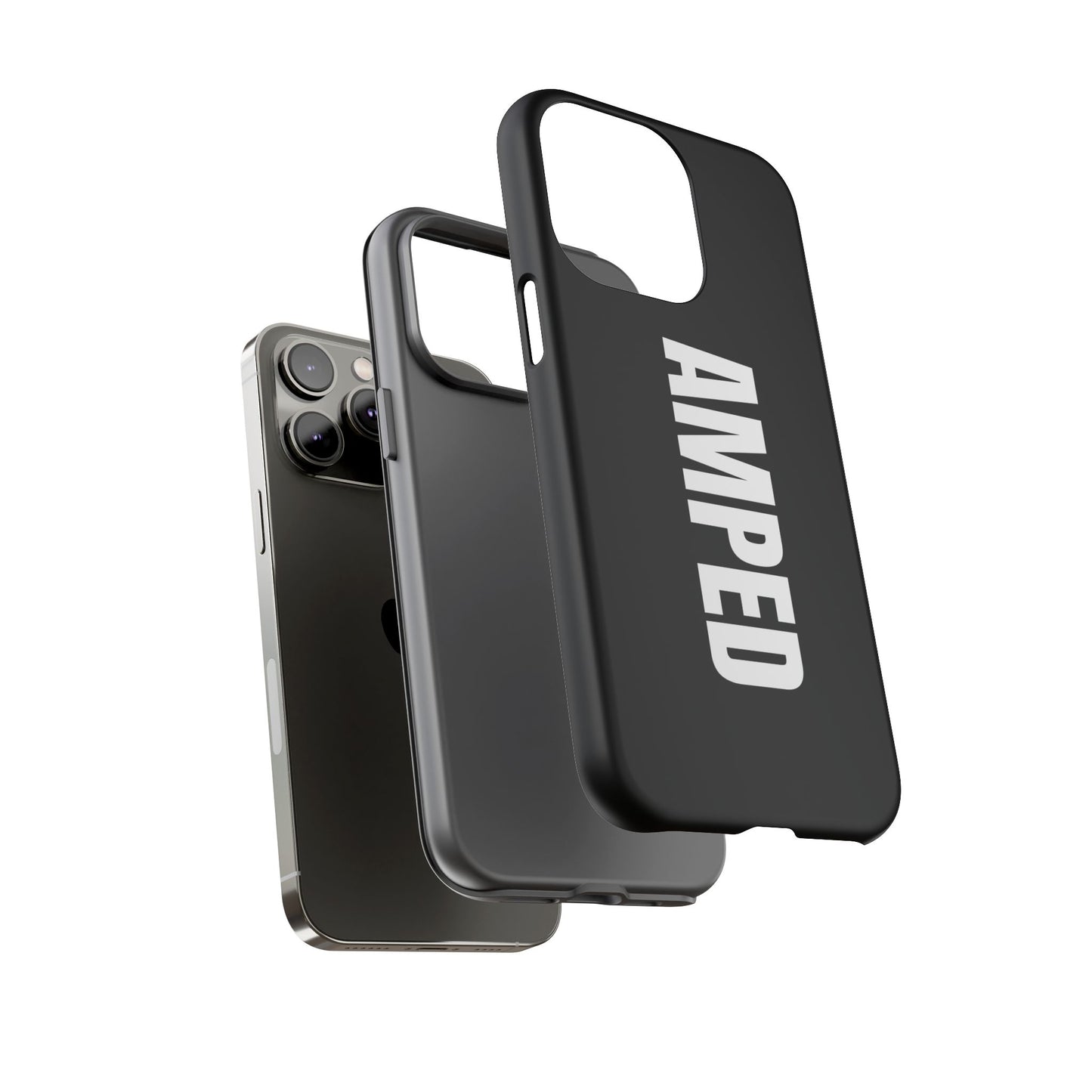 AMPED Logo Phone Case – Black