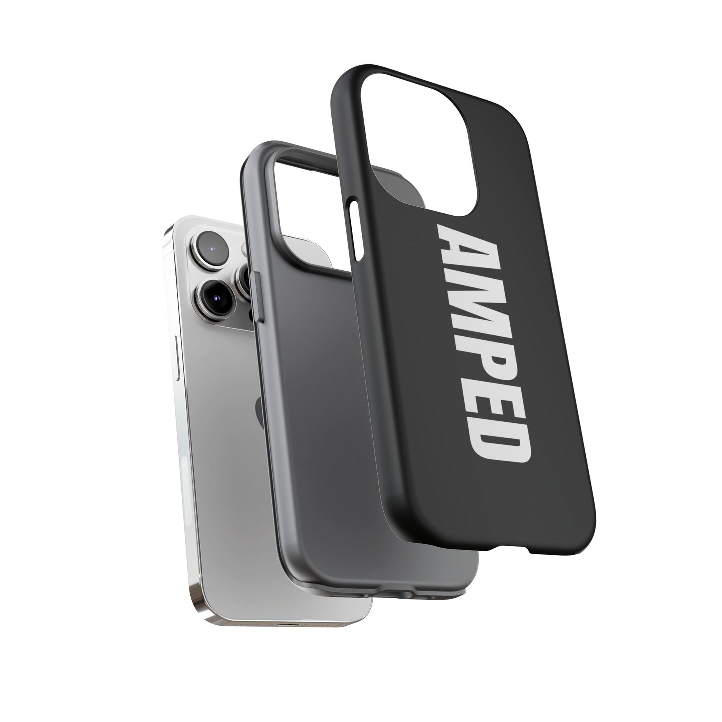 AMPED Logo Phone Case – Black