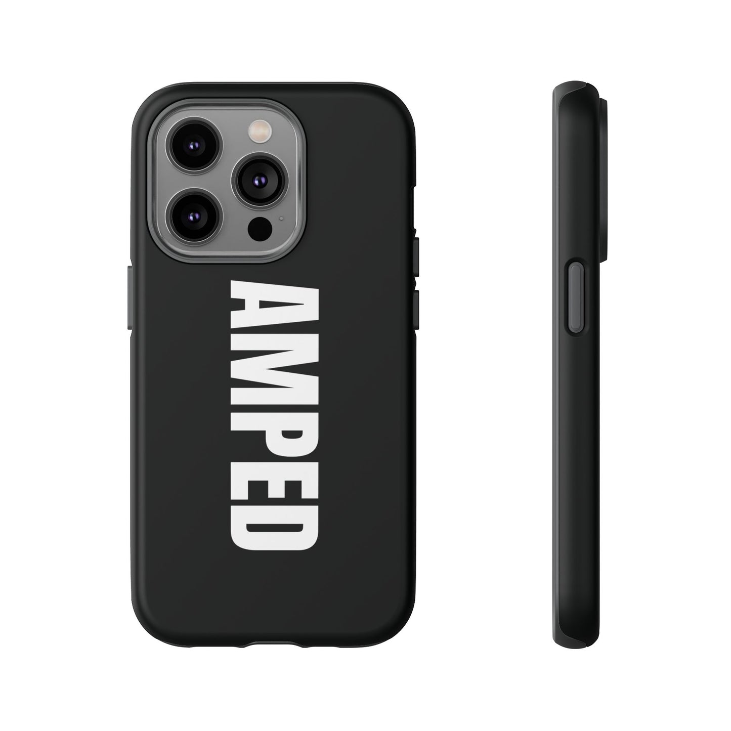AMPED Logo Phone Case – Black