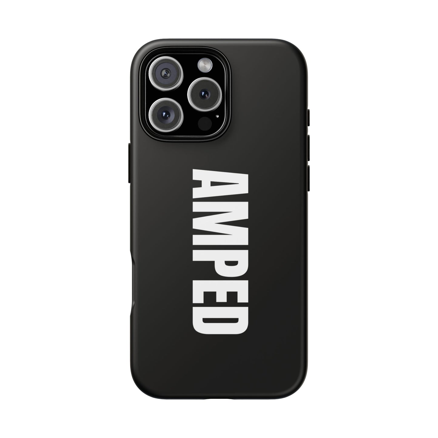 AMPED Logo Phone Case – Black