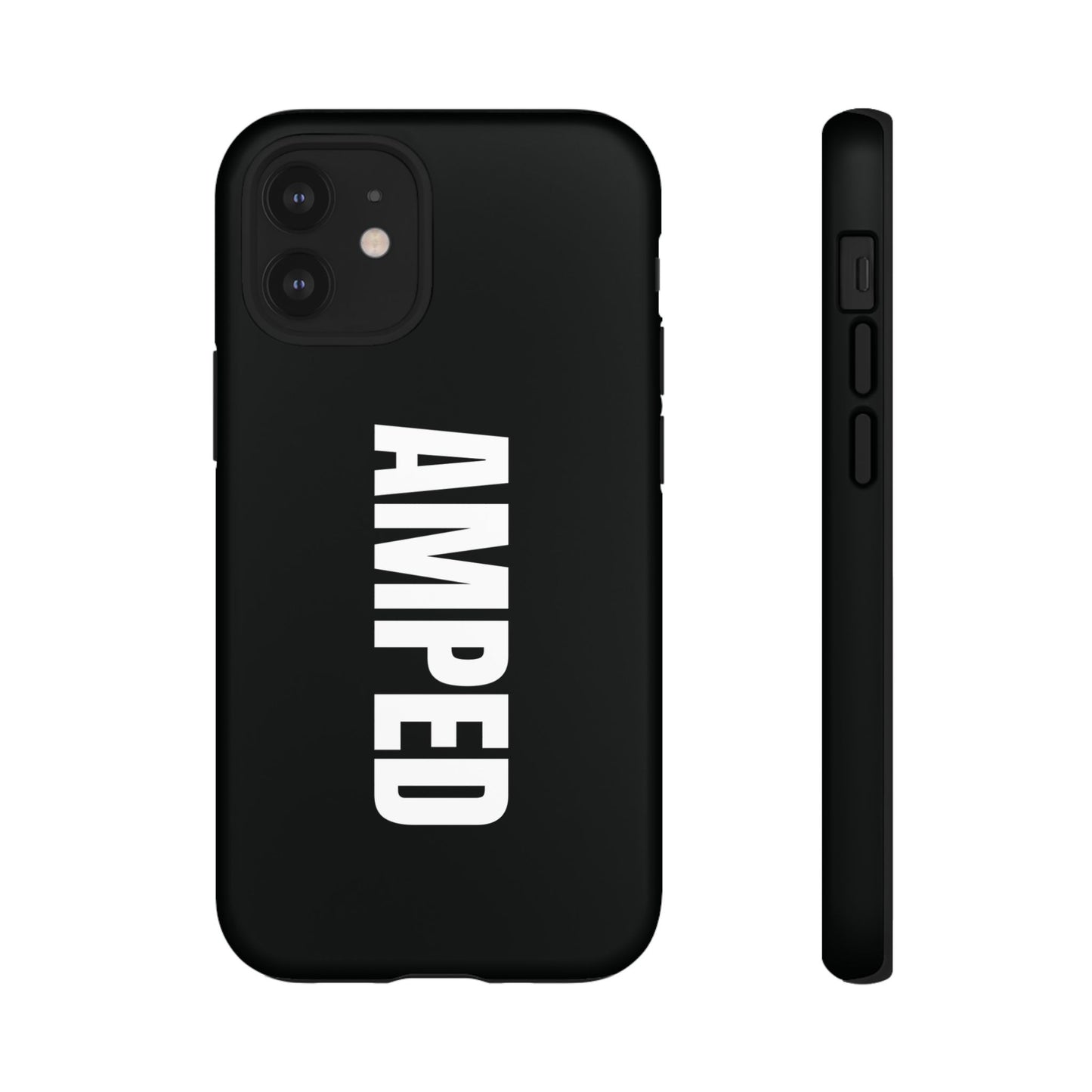 AMPED Logo Phone Case – Black