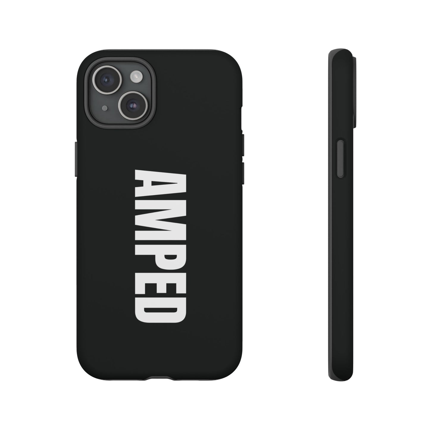 AMPED Logo Phone Case – Black