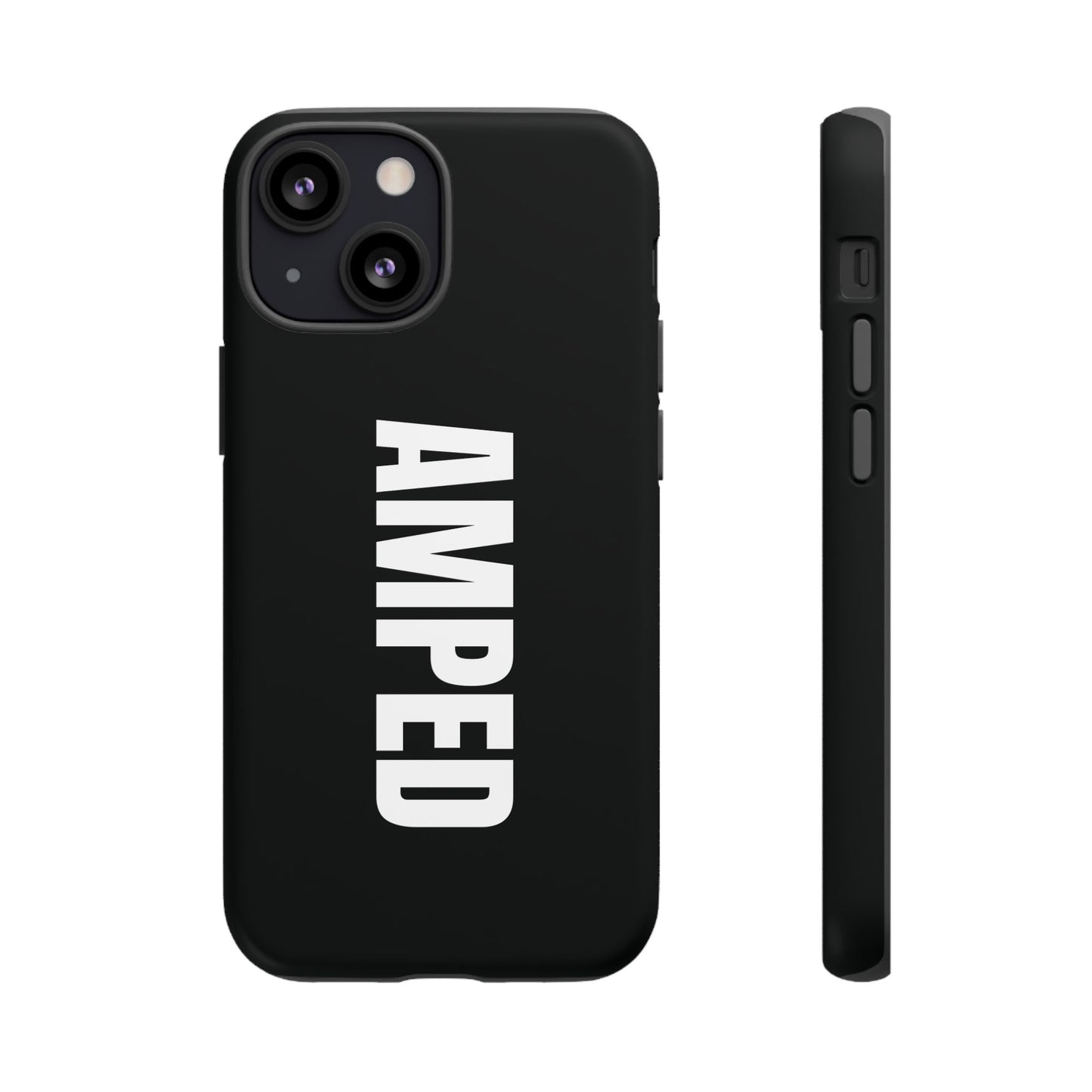 AMPED Logo Phone Case – Black