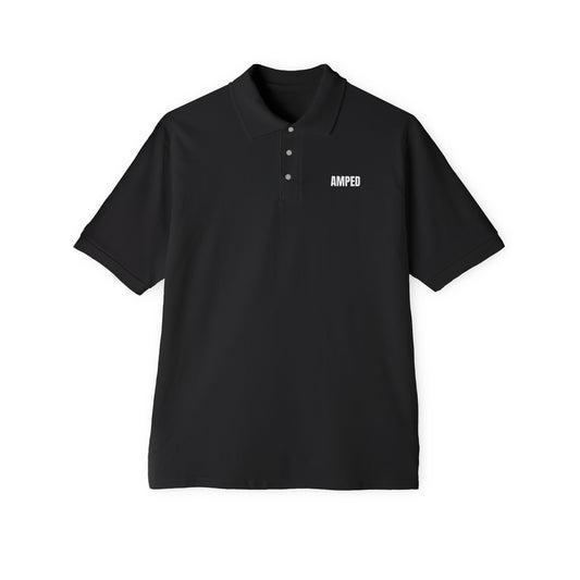 AMPED Logo Polo – Premium Pique